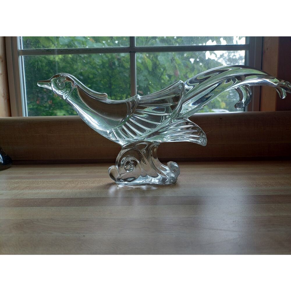 Paden City Glass Chinese Pheasant figurine.